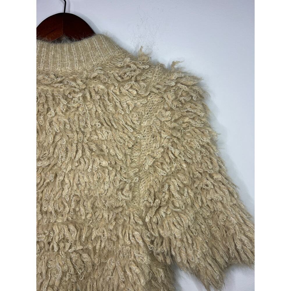 ANTHROPOLOGIE Knitted & Knotted TALAH Eyelash Cardigan Size XS - Picture 7 of 8